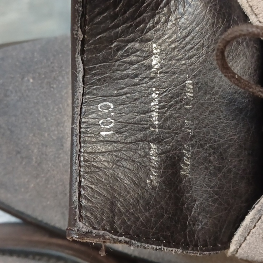 BACCO BUCCI ESTUDIO SIZE 10. Men's Tan Suede Dress Shoes - Picture 4 of 10